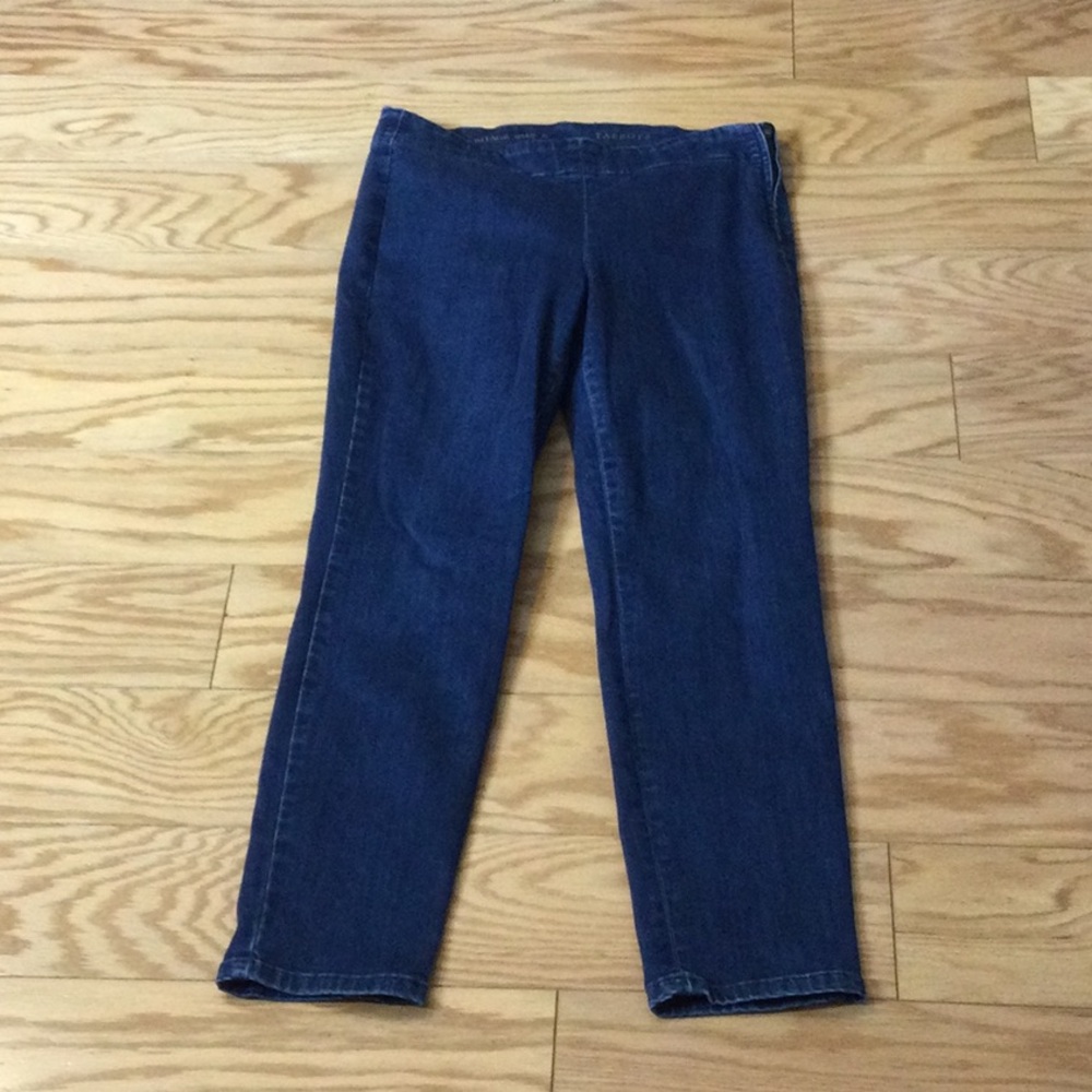 6 Talbots Heritage Ankle Side Zip Blue Denim Jeans - Picture 4 of 16